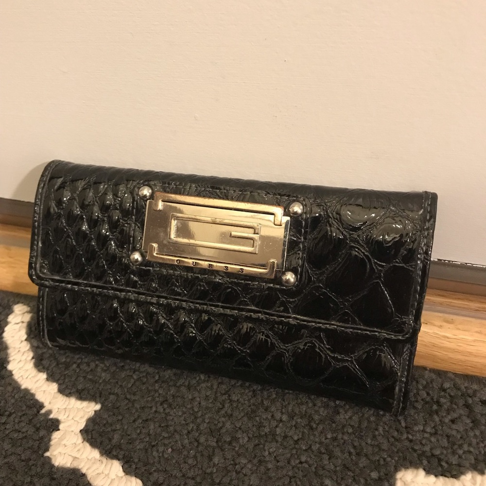 Guess patton leather wallet